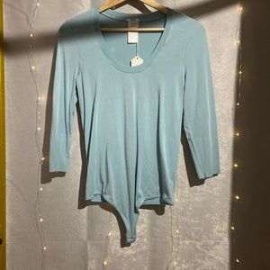 Wolford 3/4 sleeve body suit size Large